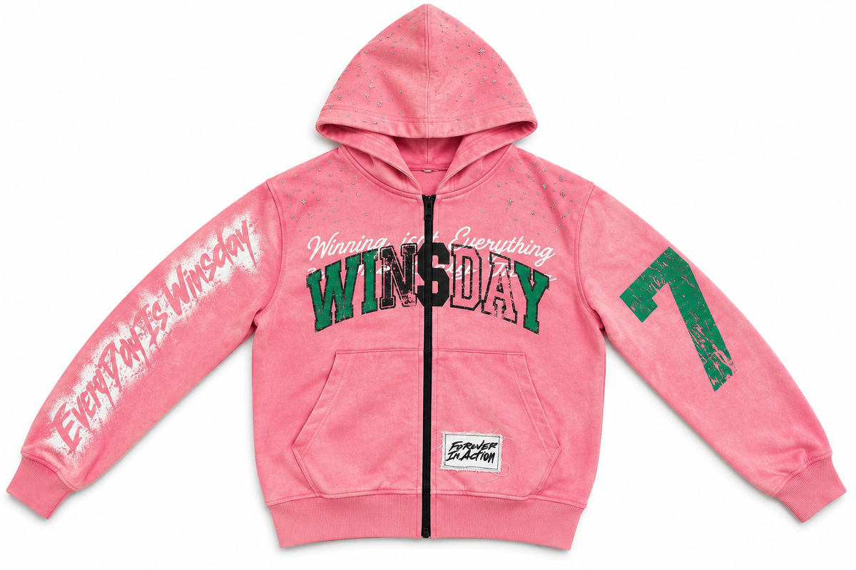 Forever In Action Hoodie (Pink)