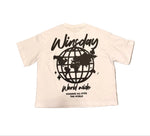 Load image into Gallery viewer, Winsday World Wide Puff Print T-shirt
