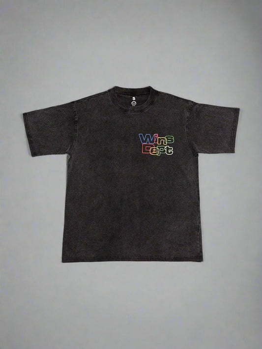 Wins Dept Tee Washed Black