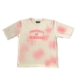Load image into Gallery viewer, Property Of Winsday Puff Print T-shirt Pink
