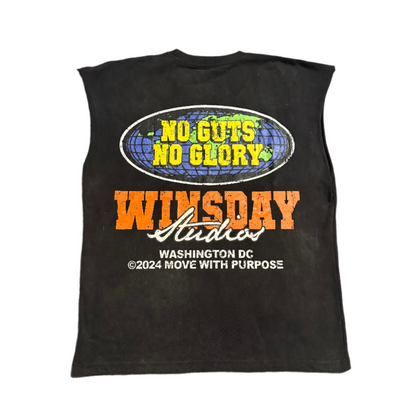 No Guts No Glory Sleeveless T-shirt Black