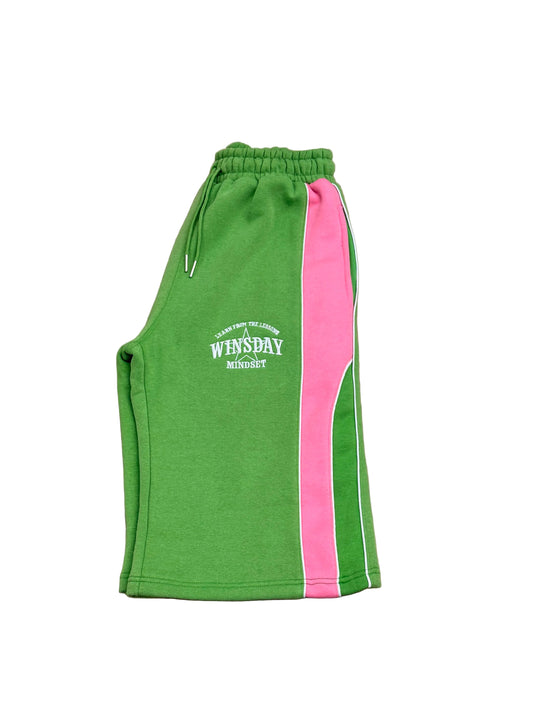 Winsday Mindset Long Shorts Green