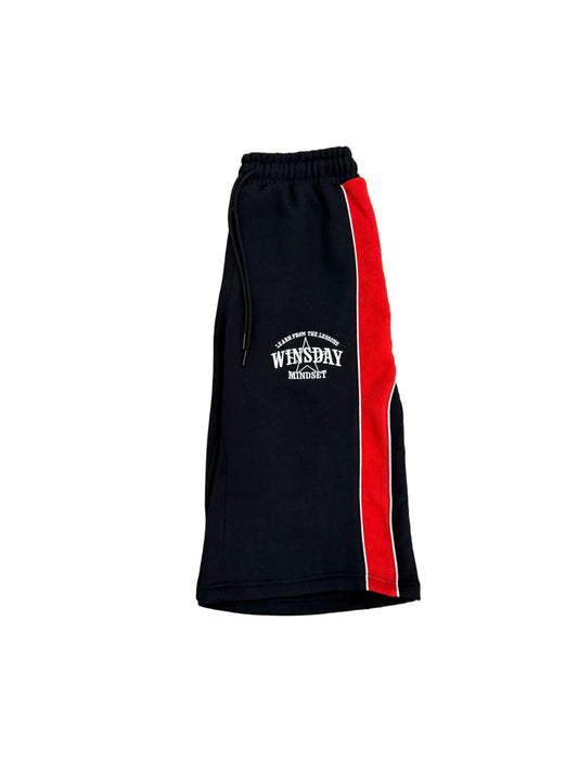Winsday Mindset Long Shorts Black