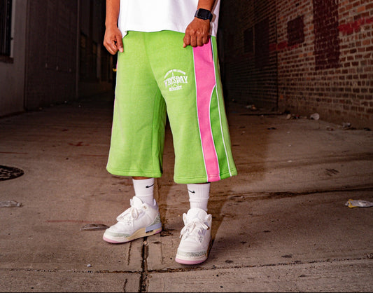 Winsday Mindset Long Shorts Green