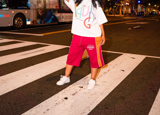 Winsday Mindset Long Shorts Hot Pink