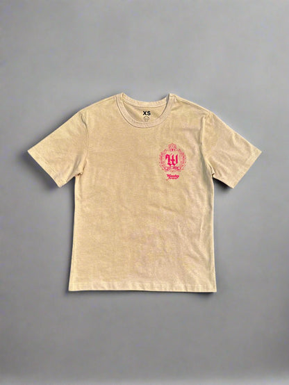 Winsday Forever Tee (Beige & Pink)